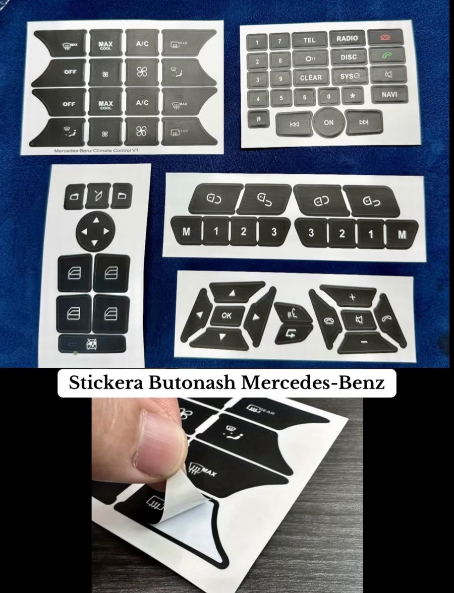Stickera riparues butonash Mercedes